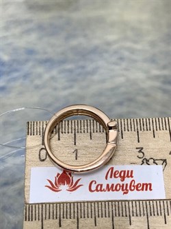 *Кольцо р.18 Белый Фианит арт. 01-1971/00КЦ-06-639 вес 4,83 г - фото 282211