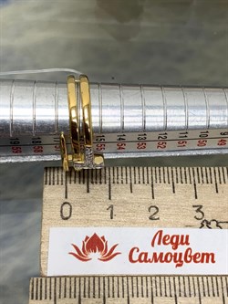 *Кольцо р.18 Белый Фианит арт. 01-1971/00КЦ-80-023 вес 4,71 г - фото 282217