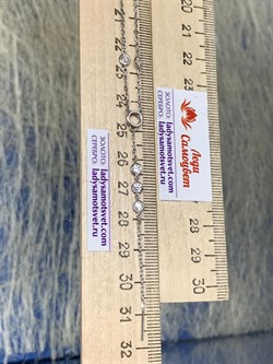 *Колье р.45-50 Белый Фианит арт. 06-2804/00СВ-00-173 вес 3,18 г - фото 282247