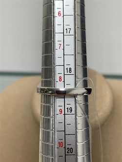 *Кольцо р.18,5 Белый Фианит арт. 01-2963/00КЦ-00-512 вес 3,32 г - фото 282258