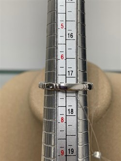 *Кольцо р.17,5 Белый Фианит арт. 01-3113/00КЦ-00-454 вес 3,67 г - фото 282267