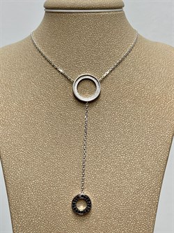 *Колье р.45-50 Фианит арт. 06-2948/КЦ10-17-210 вес 5,51 г - фото 282280