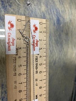 *Колье р.45-50 Фианит арт. 06-2948/КЦ10-17-210 вес 5,51 г - фото 282284