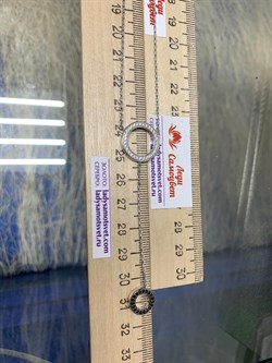 *Колье р.45-50 Фианит арт. 06-2948/КЦ10-17-210 вес 5,51 г - фото 282285