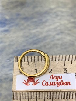 *Кольцо р.17,5 Белый Бр арт. 01-1916/000Б-80-127 вес 2,32 г - фото 282304