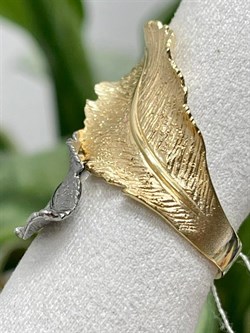 *Кольцо р.19 Листья арт. AN1907-2C-503 вес 5,54 г - фото 282343 *Кольцо р.19 Листья арт. AN1907-2C-503 вес 5,54 г - фото 282343