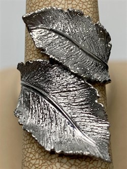 *Кольцо р.18,75 Листья арт. AN1907-834 вес 5,7 г - фото 282349