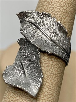 *Кольцо р.18,75 Листья арт. AN1907-834 вес 5,7 г - фото 282350