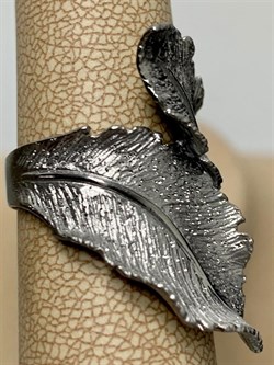 *Кольцо р.18,75 Листья арт. AN1907-834 вес 5,7 г - фото 282351