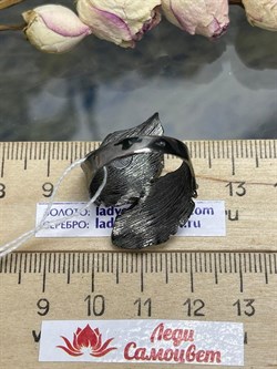 *Кольцо р.18,75 Листья арт. AN1907-834 вес 5,7 г - фото 282352