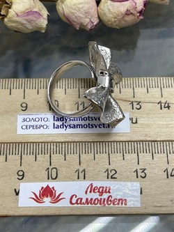 *Кольцо р.18 Бант арт. AN1986-189 вес 8,97 г - фото 282386 *Кольцо р.18 Бант арт. AN1986-189 вес 8,97 г - фото 282386