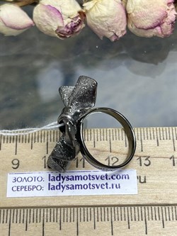 *Кольцо р.18 Бант арт. AN1986-332 вес 9,32 г - фото 282399
