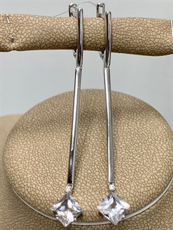 *Серьги Горный Хрусталь арт. 02-2169/00ГХ-00-611 вес 4,84 г - фото 282856