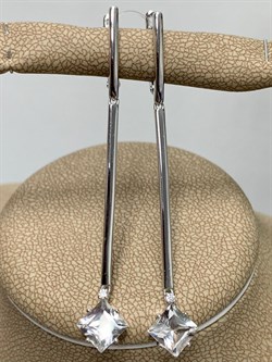 *Серьги Горный Хрусталь арт. 02-2169/00ГХ-00-611 вес 4,84 г - фото 282861