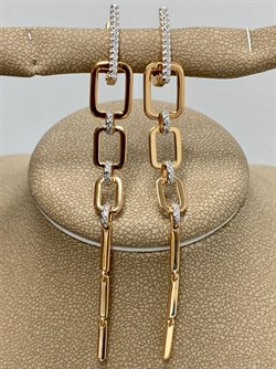 *Серьги Белый Фианит арт. 02-2631/00КЦ-60-468 вес 5,57 г - фото 283169 *Серьги Белый Фианит арт. 02-2631/00КЦ-60-468 вес 5,57 г - фото 283169