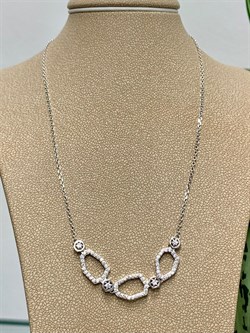 *Колье р.38-43 Белый Фианит арт. 06-2834/00КЦ-00-772 вес 4,41 г - фото 283223 *Колье р.38-43 Белый Фианит арт. 06-2834/00КЦ-00-772 вес 4,41 г - фото 283223