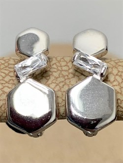 *Серьги Белый Фианит арт. 02-1639/00КЦ-00-835 вес 2,53 г - фото 283300 *Серьги Белый Фианит арт. 02-1639/00КЦ-00-835 вес 2,53 г - фото 283300