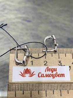 *Серьги Белый Фианит арт. 02-1639/00КЦ-00-835 вес 2,53 г - фото 283305 *Серьги Белый Фианит арт. 02-1639/00КЦ-00-835 вес 2,53 г - фото 283305