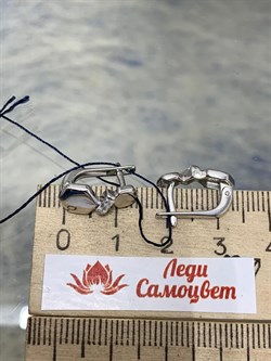 *Серьги Белый Фианит арт. 02-1639/00КЦ-00-835 вес 2,53 г - фото 283306 *Серьги Белый Фианит арт. 02-1639/00КЦ-00-835 вес 2,53 г - фото 283306