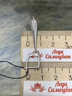 *Серьги Белый Фианит арт. 02-1308/00КЦ-00-230 вес 5,62 г - фото 283308