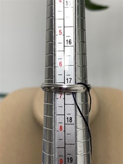 *Кольцо р.17 Белый Фианит арт. 01-0699/00КЦ-00-905 вес 2,14 г - фото 283367