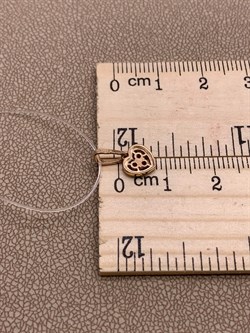 *Подвеска Рубин цв Красное арт 3-922-03-737 вес 0,48 г - фото 283394