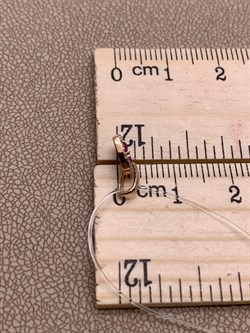 *Подвеска Рубин цв Красное арт 3-922-03-737 вес 0,48 г - фото 283396