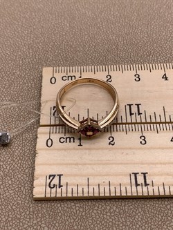 *Кольцо р.18 Рубин цв Красное арт. 1-107-486-03-479 вес 3,3 г - фото 283411 *Кольцо р.18 Рубин цв Красное арт. 1-107-486-03-479 вес 3,3 г - фото 283411