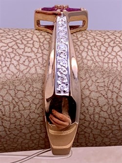 *Кольцо р.18 Рубин цв Красное арт. 1-107-486-03-479 вес 3,3 г - фото 283415 *Кольцо р.18 Рубин цв Красное арт. 1-107-486-03-479 вес 3,3 г - фото 283415