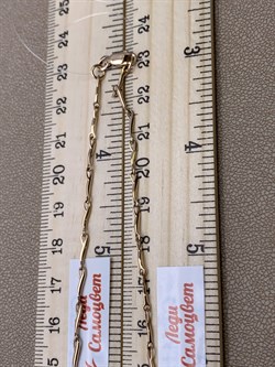 *Колье р.45 Рубин цв Красное арт 6-149-03-315 вес 10,32 г - фото 283444