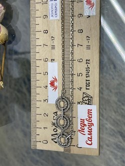 *Колье р.90 арт. CVCL12-013 вес 11,89 г - фото 283783