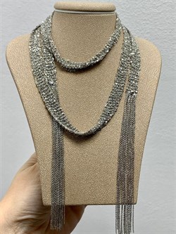 *Колье Шарфик р.100 арт. STCLSCRP-P-023 вес 32,44 г - фото 283807 *Колье Шарфик р.100 арт. STCLSCRP-P-023 вес 32,44 г - фото 283807