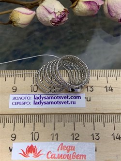 *Кольцо р.16,5 арт. CVAN1-530 вес 4,32 г - фото 283849