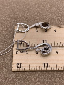 *Серьги Змеи Дымчатый Кварц арт. 02-4667-00-202-0200-68-251 вес 5,91 г - фото 284044 *Серьги Змеи Дымчатый Кварц арт. 02-4667-00-202-0200-68-251 вес 5,91 г - фото 284044