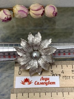 *Кольцо р.17 Цвето Серебристый Жемчуг арт. SIT-A5674-WAU-884 Вес 10.78 г - фото 284085 *Кольцо р.17 Цвето Серебристый Жемчуг арт. SIT-A5674-WAU-884 Вес 10.78 г - фото 284085