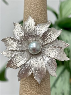 *Кольцо р.17 Цвето Серебристый Жемчуг арт. SIT-A5674-WAU-884 Вес 10.78 г - фото 284088 *Кольцо р.17 Цвето Серебристый Жемчуг арт. SIT-A5674-WAU-884 Вес 10.78 г - фото 284088