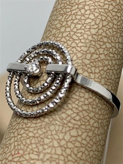 *Кольцо р.17 Белый Фианит арт. CVAN3-004 вес 1,77 г - фото 284095 *Кольцо р.17 Белый Фианит арт. CVAN3-004 вес 1,77 г - фото 284095