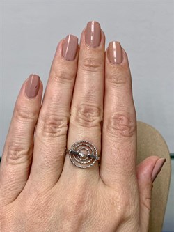 *Кольцо р.17 Белый Фианит арт. CVAN3-004 вес 1,77 г - фото 284102 *Кольцо р.17 Белый Фианит арт. CVAN3-004 вес 1,77 г - фото 284102