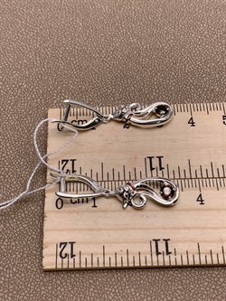 *Серьги Кошки Дымчатый Кварц арт. 02-4644-00-202-0200-68-110 вес 4,04г - фото 284208 *Серьги Кошки Дымчатый Кварц арт. 02-4644-00-202-0200-68-110 вес 4,04г - фото 284208