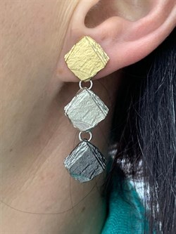 *Пусеты Абстракция арт. OR2036-056 вес 8,59 г - фото 284420 *Пусеты Абстракция арт. OR2036-056 вес 8,59 г - фото 284420