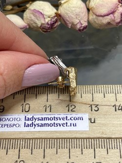 *Пусеты Абстракция арт. OR2036-056 вес 8,59 г - фото 284421 *Пусеты Абстракция арт. OR2036-056 вес 8,59 г - фото 284421