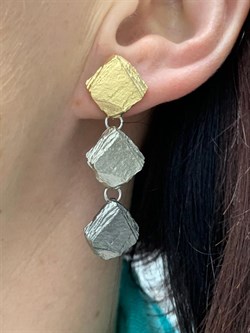 *Пусеты Абстракция арт. OR2036-056 вес 8,59 г - фото 284430 *Пусеты Абстракция арт. OR2036-056 вес 8,59 г - фото 284430