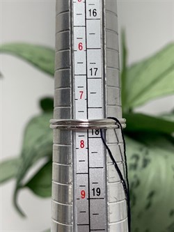 *Кольцо р.18 Белый Фианит арт. 01-0573/00КЦ-00-597 вес 1,59 г - фото 284563