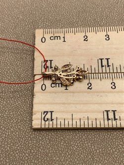 *Подвеска Коньячный бр цв Красное цв Красное арт. 33358-117-581 вес 1,3 г - фото 284613 *Подвеска Коньячный бр цв Красное цв Красное арт. 33358-117-581 вес 1,3 г - фото 284613