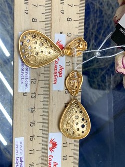 *Серьги арт. OR2079-286 вес 12,48 г - фото 284693 *Серьги арт. OR2079-286 вес 12,48 г - фото 284693