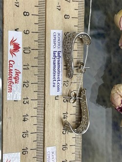 *Серьги арт. SIT-OR859-3-WAU-002 вес 6,99 г - фото 284755 *Серьги арт. SIT-OR859-3-WAU-002 вес 6,99 г - фото 284755