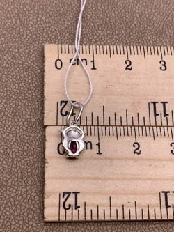 *Подвеска Сова Родолит арт. 03-3195-00-204-0200-68-568 вес 0,66 г - фото 284804 *Подвеска Сова Родолит арт. 03-3195-00-204-0200-68-568 вес 0,66 г - фото 284804