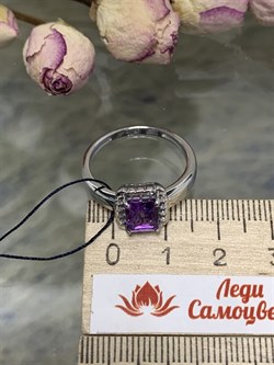 *Кольцо р.19 Аметист арт. 01-2090/00АМ-00-692 Вес 3,76 г - фото 284875 *Кольцо р.19 Аметист арт. 01-2090/00АМ-00-692 Вес 3,76 г - фото 284875