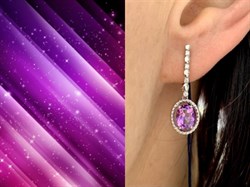 *Серьги Аметист арт. 02-1961/00АМ-00-383 Вес 4,99 г - фото 284923 *Серьги Аметист арт. 02-1961/00АМ-00-383 Вес 4,99 г - фото 284923
