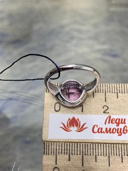 *Кольцо р.17,5 Аметист арт. 01-1871/00АМ-00-838 Вес 3,53 г - фото 284939